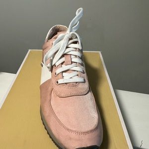 Women's Pink and White Sneaker